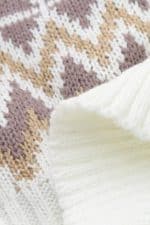 Pull Robe Femme Blanche - Détail 2