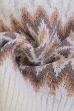 Pull Robe Femme Blanche - Détail Matière