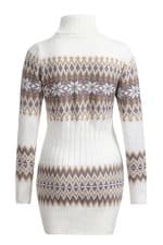 Pull Robe Femme Blanche - Vue de Dos