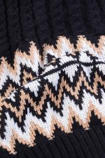 Pull Robe Femme Noire - Détail 3