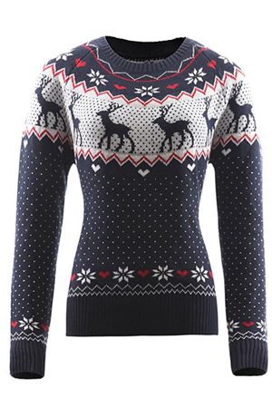 Pull Femme Renne et flocons