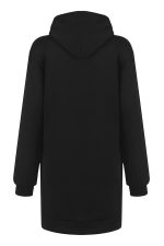 Pull Robe Femme Noire Merry Christmas - Vue de Dos