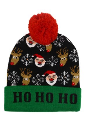 Bonnet de Noël Père Noël Oh oh oh