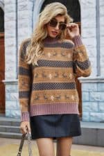 pull jacquard rennes vue de face2 1
