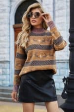 pull jacquard rennes vue de face3