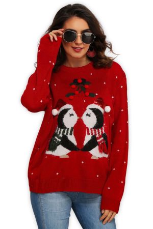 pull pingouin kiss vue de face