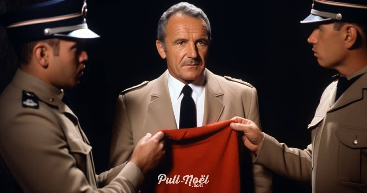 Gilles Perrault Pull Over Rouge