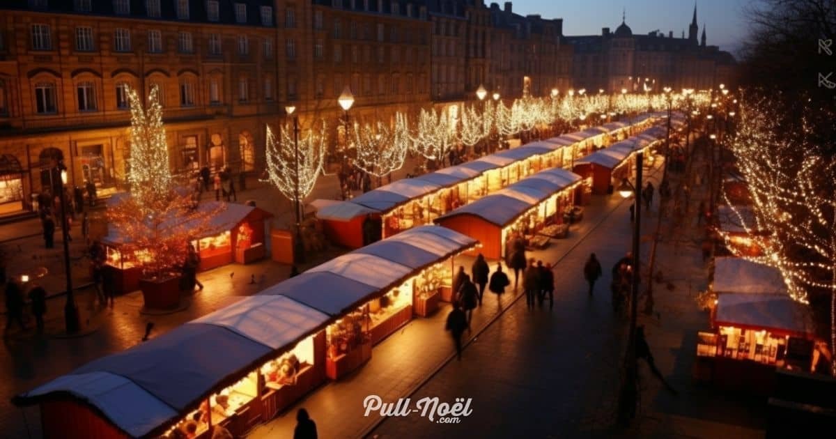Les marchés de Noël incontournables à Bordeaux en 2024 - Pull-Noel.com