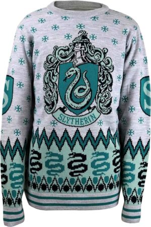 Pull Harry Potter Serpentard gris XXL main B082435YTY 0 1.jpg