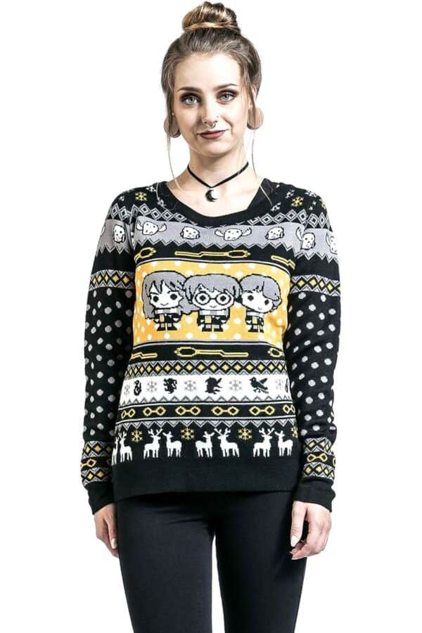 Pull Noel Femme Harry Potter Chibi Multicolore B07J3HXZWK 4 1.jpg