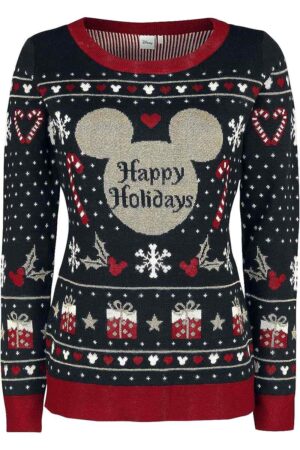 Pull Noel Femme Mickey Minnie Noir main B09DW6PML8 0 1.jpg