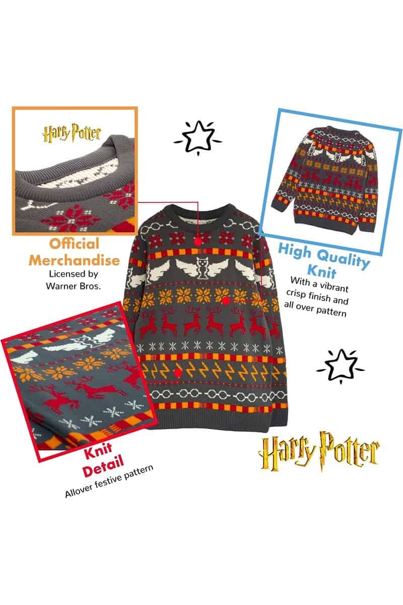 Pull Harry Potter Gryffondor Rouge ❣️ Collection 2024