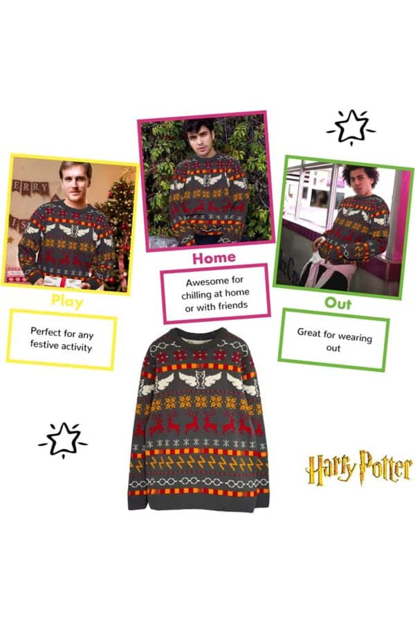 Pull Noel Phenix Patronus Lunettes et Cicatrice dHarry B08JWRLT8L 3 1.jpg