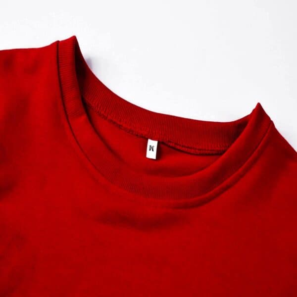 Pull Noël Rouge Famille Col