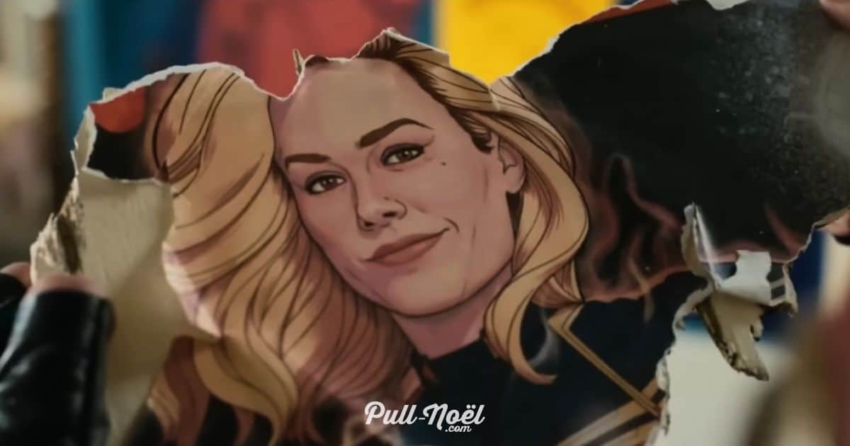 Pull de Noël Captain Marvel