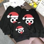 Pull de Noël Pingouin Noir femme homme enfant