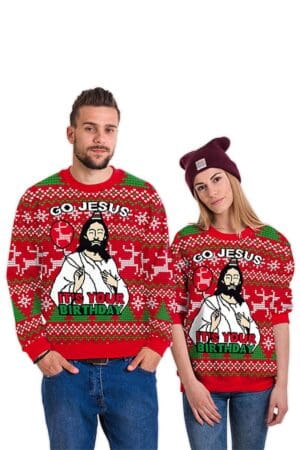 pull couple rouge go jesus