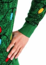 Pull Femme Vert Guirlande de Noël