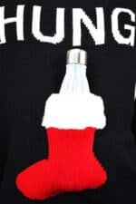 pull homme hung chausson noel vue detaillee