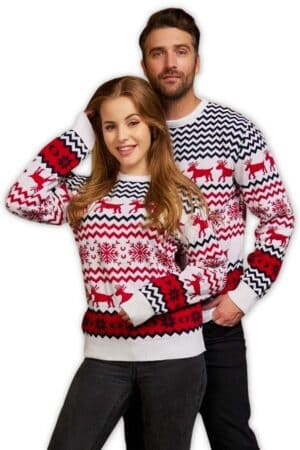 pull noel blanc couple vue couple2