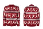 Pull Noël Rouge Rennes de Noël