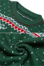 pull noel vert femme vue detaillee2